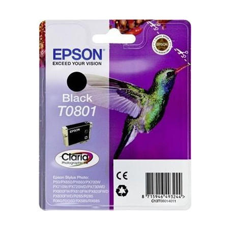 C13T08014011 EPSON STYLUS PHOTO R-265/360/RX-560/585/685 CARTUCHO NEGRO