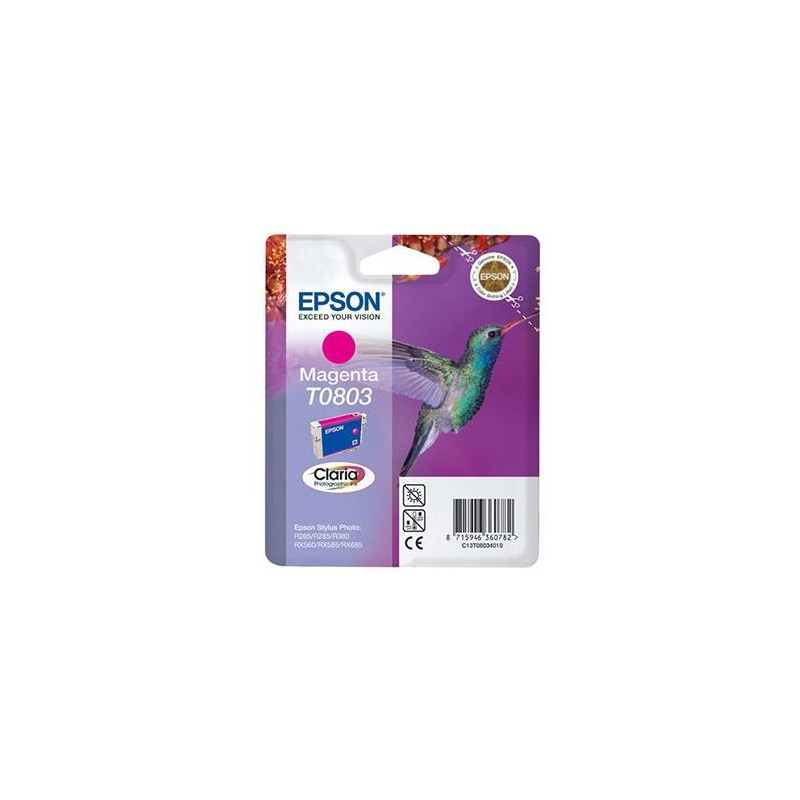 C13T08034011 EPSON STYLUS PHOTO R-265/360/RX-560/585/685 CARTUCHO MAGENTA