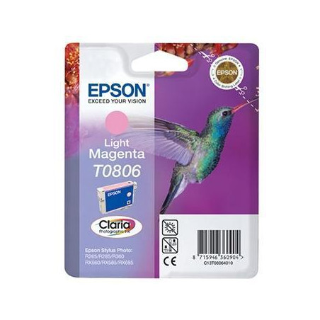 C13T08064011 EPSON STYLUS PHOTO R-265/360/RX-560/585/685 CARTUCHO MAGENTA CLARO