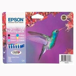 C13T08074011 EPSON STYLUS PHOTO R-265/360/RX-560/585/685 CARTUCHO MULTIPACK 6 COLORES