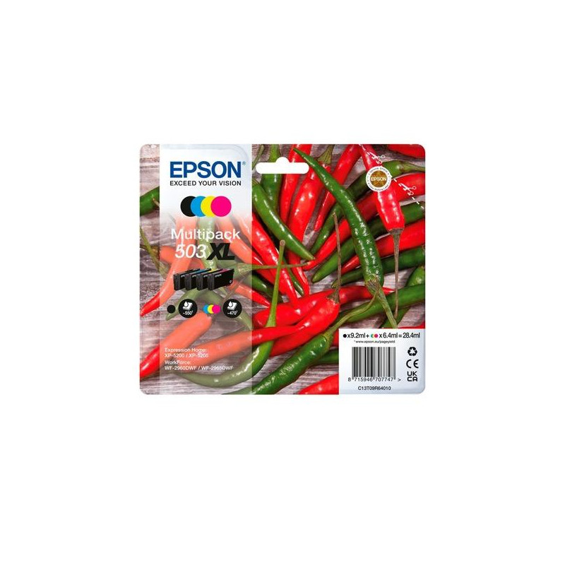 C13T09R64010 EPSON TINTA MULTIPACK BK / C / M / Y  XP-5200