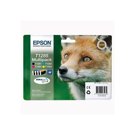 C13T12854012 EPSON TINTA BK / C / M / Y - STYLUS S22/SX125/SX 235W /420W/425W/ OFFICE BX305 (PACK 4)