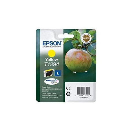 C13T12944012 EPSON TINTA AMARILLO STYLUS SX 235W /420W/425W/ OFFICE BX305F/320FW