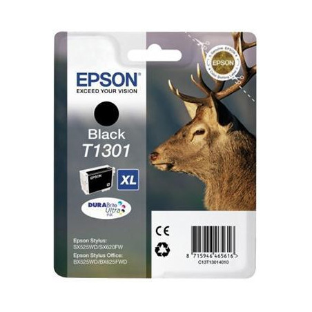 C13T13014012 EPSON TINTA NEGRO STYLUS SX525WD/620FW/ OFFICE B42WD/ 525WD/625FWD/925FWD