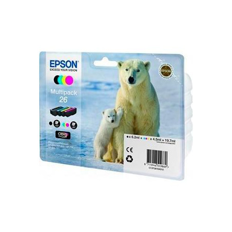 C13T26164010 EPSON MULTIPACK BK/C/M/Y CLARIA PREMIUM XP 510 520 600 605 610 615 620 625 700 710 720 800 810 820 - 26