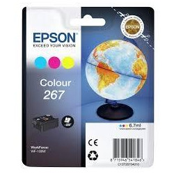 C13T26704010 EPSON SINGLEPACK COLOUR WF-100W 267 INK CARTRIDGE