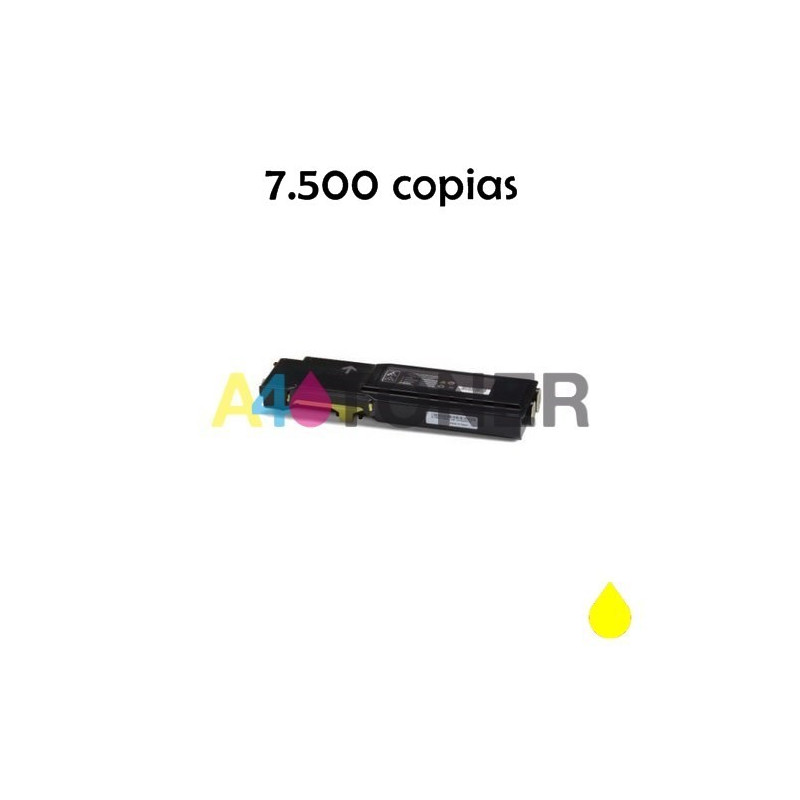 Toner Xerox Workcentre 6655 amarillo compatible con Xerox 106R02746