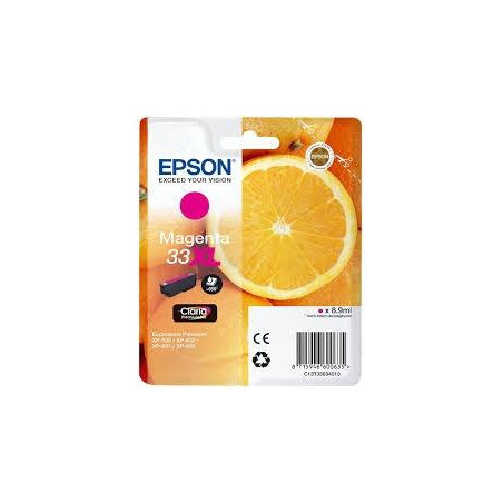 C13T33634012 EPSON TINTA MAGENTA EXPRESSION HOME XP-530 - 33 XL