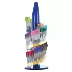 9615921 BIC EXPOSITOR CRISTAL FAMILY SURTIDO + REGALO DE 3 CAJAS DE CRISTAL AZUL
