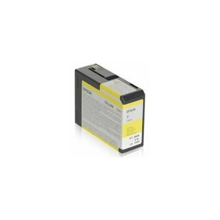 C13T580400 EPSON STYLUS PRO-3800/3880 CARTUCHO AMARILLA (80ML)