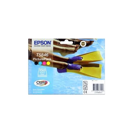 C13T58464010 EPSON PICTUREMATE PM240/280 PACK CARTUCHO + PAPEL 150 HOJAS