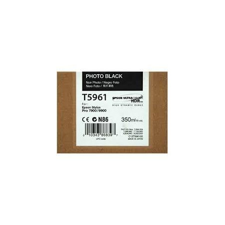 C13T596100 EPSON CARTUCHO FOTOGRAFICO NEGRO STYLUS PHOTO 7700/7890/7900/WT7900/9700/9890/9900