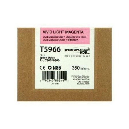 C13T596600 EPSON CARTUCHO DE TINTA MAGENTA VIVO CLARO STYLUS PHOTO SP 7700/7890/7900/WT7900/9700/9890/9900