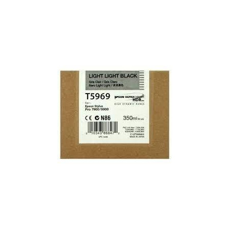 C13T596900 EPSON CARTUCHO DE TINTA GRIS CLARO VIVO STYLUS PHOTO SP 7700/7890/7900/WT7900/9700/9890/9900