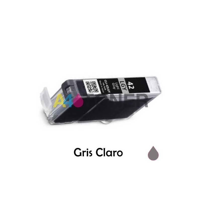 Cartucho de tinta Canon CLI-42 gris claro compatible con Canon 6391B001