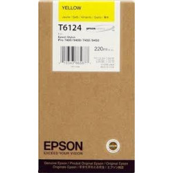 C13T612400 EPSON TINTA  GF STYLUS PHOTO 7450/9450/7400/9400 CARTUCHO AMARILLO ALTA CAPACIDAD