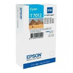 C13T70124010 EPSON WP-4000/4500 CARTUCHO CIAN CAPACIDAD SUPERIOR 3.400 PAGINAS