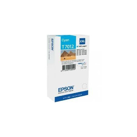 C13T70124010 EPSON WP-4000/4500 CARTUCHO CIAN CAPACIDAD SUPERIOR 3.400 PAGINAS