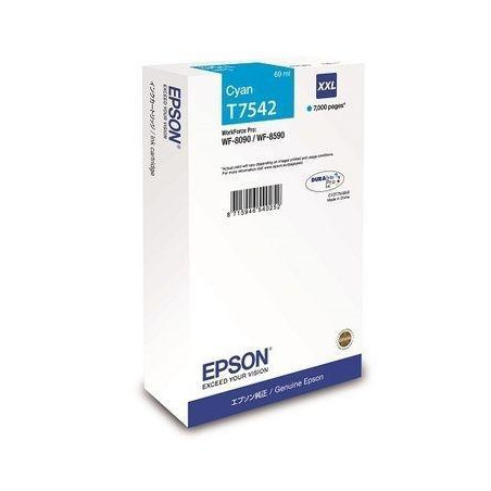 C13T754240 EPSON CARTUCHO CIÁN XXL 7000P WF-8X90