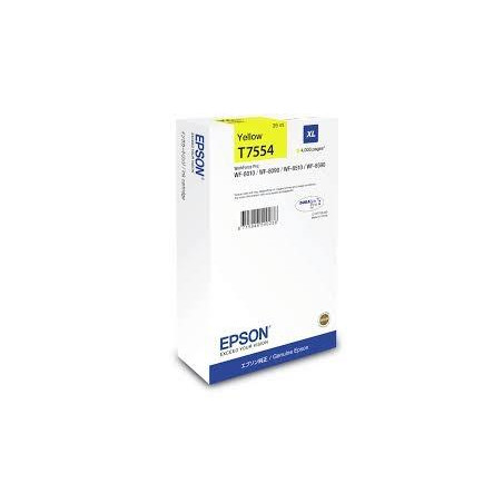 C13T755440 EPSON CARTUCHO AMARILLO XL 4000P WF-8XXX