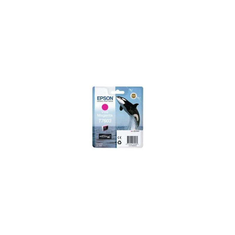 C13T76034010 EPSON SURECOLOR SC P600 CARTUCHO MAGENTA VIVO