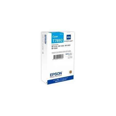 C13T789240 EPSON CARTUCHO CIAN XXL 4000 PAGINAS WORKFORCE PRO WF-5XXX SERIES