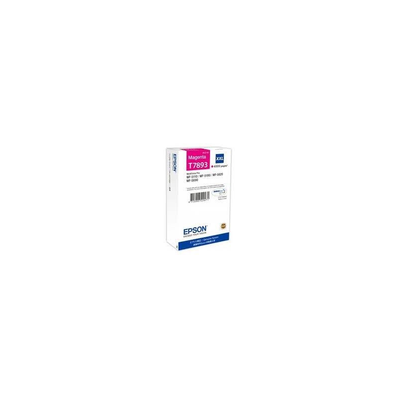 C13T789340 EPSON CARTUCHO MAGENTA XXL 4000 PAGINAS WORKFORCE PRO WF-5XXX SERIES