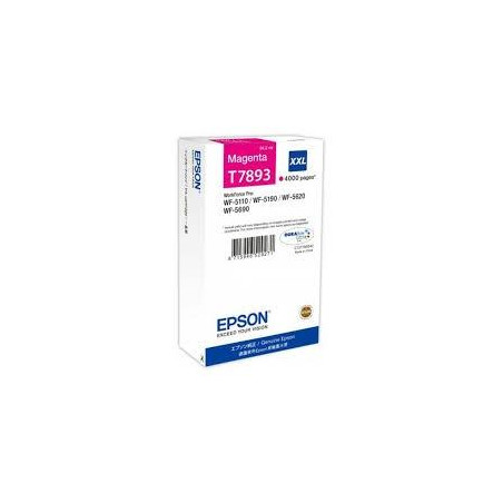 C13T789340 EPSON CARTUCHO MAGENTA XXL 4000 PAGINAS WORKFORCE PRO WF-5XXX SERIES