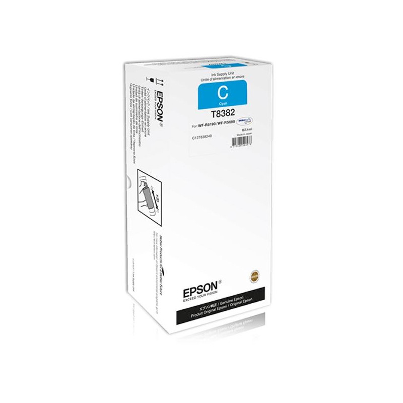 C13T838240 EPSON TINTA CIAN SERIE WORKFORCE R5000 (WF-R5XXX) - XL -