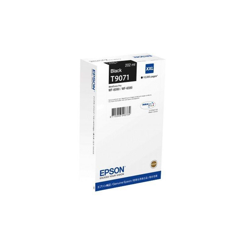 C13T907140 EPSON TINTA NEGRO WF-6XXX SERIES - XXL