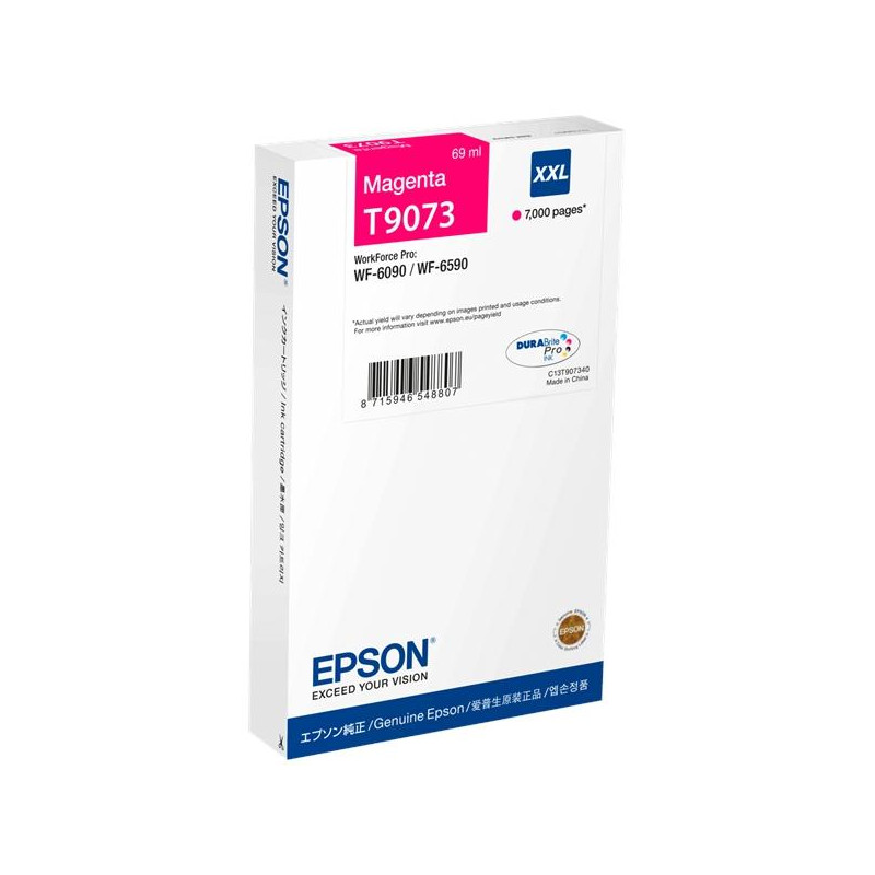 C13T907340 EPSON  TINTA MAGENTA WF-6XXX SERIES - XXL