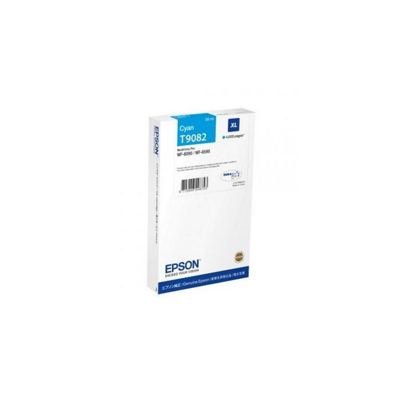 C13T908240 EPSON WORKFORCE PRO WF-6090DW / WORKFORCE PRO WF-6590DWF CARTUCHO DE TINTA CIAN XL (C13T90824N)