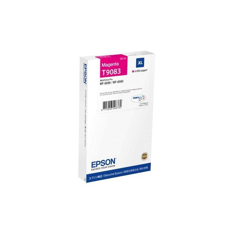 C13T908340 EPSON WORKFORCE PRO WF-6090DW / WORKFORCE PRO WF-6590DWF CARTUCHO DE TINTA MAGENTA XL (C13T90834N)