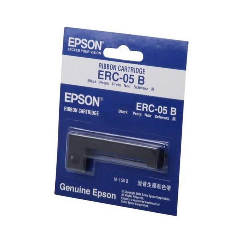 C43S015352 EPSON CINTA REGISTRADORA NYLON NEGRO M150/150II - ERC-05B