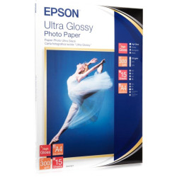 C13S041927 EPSON PAPEL ULTRA GLOSSY PHOTO PAPER A4 (15 HOJAS)