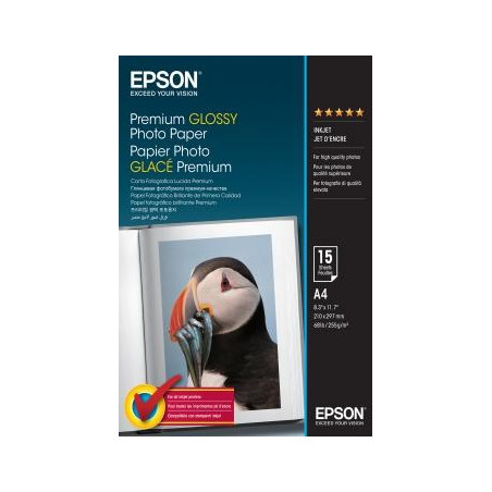 C13S042155 EPSON PAPEL PREMIUM GLOSSY PHOTO 255 GR