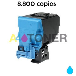 Toner Epson AL-C300 cyan alternativo compatible con Epson ALC300 C13S050749