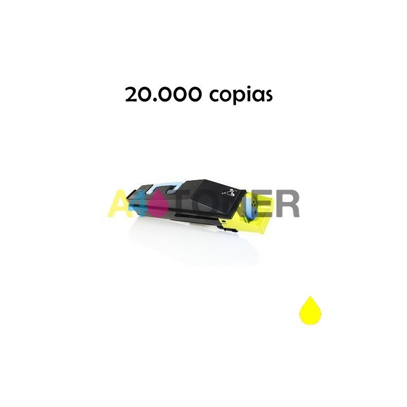 Toner compatible Kyocera TK810 / TK 810 / TK-810 amarillo alternativo a Kyocera Mita 370PC3KL