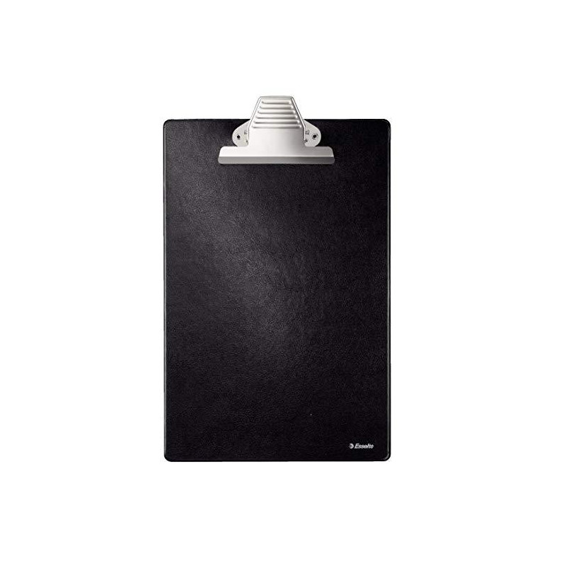 604037 ESSELTTE CARPETA A4 CON PINZA Y BASE PLASTICO FORRADO NEGRO