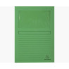 50103E EXACOMPTA SUBCARPETA A4 FOREVER CON VENTANA VERDE 120GR -100U-