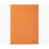 50104E EXACOMPTA SUBCARPETA A4 FOREVER CON VENTANA NARANJA 120GR -100U-