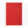 50105E EXACOMPTA SUBCARPETA A4 FOREVER CON VENTANA ROJO 120GR -100U-