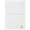 50110E EXACOMPTA SUBCARPETA A4 FOREVER CON VENTANA BLANCO 120GR -100U-