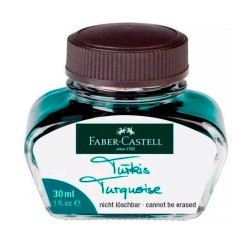 149855 FABER CASTELL TINTERO 30ML TINTA BORRABLE TURQUESA