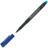 151351 FABER CASTELL ROTULADOR PERMANENTE MULTIFUNCIONAL MULTIMARK F CON GOMA INTEGRADA AZUL