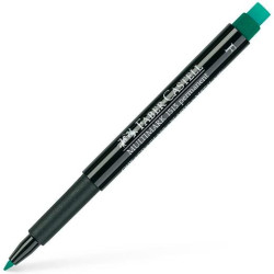 151363 FABER CASTELL ROTULADOR PERMANENTE MULTIFUNCIONAL MULTIMARK F CON GOMA INTEGRADA VERDE