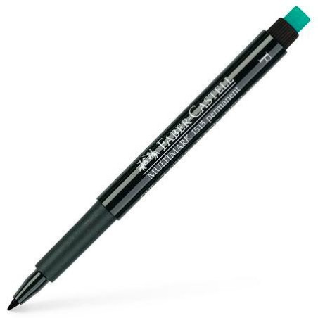 151399 FABER CASTELL ROTULADOR PERMANENTE MULTIFUNCIONAL MULTIMARK F CON GOMA INTEGRADA NEGRO