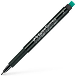 152399 FABER CASTELL ROTULADOR PERMANENTE MULTIFUNCIONAL MULTIMARK S CON GOMA INTEGRADA NEGRO