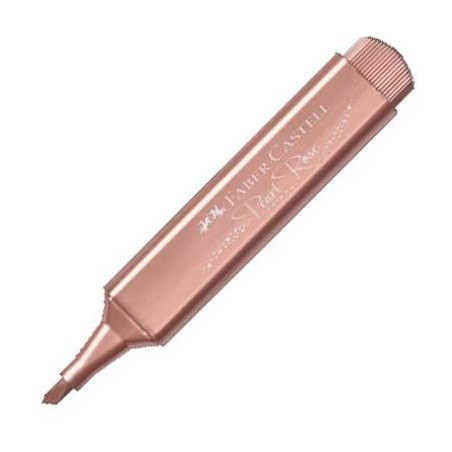 154626 FABER CASTELL MARCADOR TEXTLINER 46 METÁLICO ORO ROSA