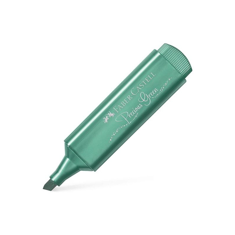 154639 FABER CASTELL MARCADOR TEXTLINER 46 METÁLICO VERDE